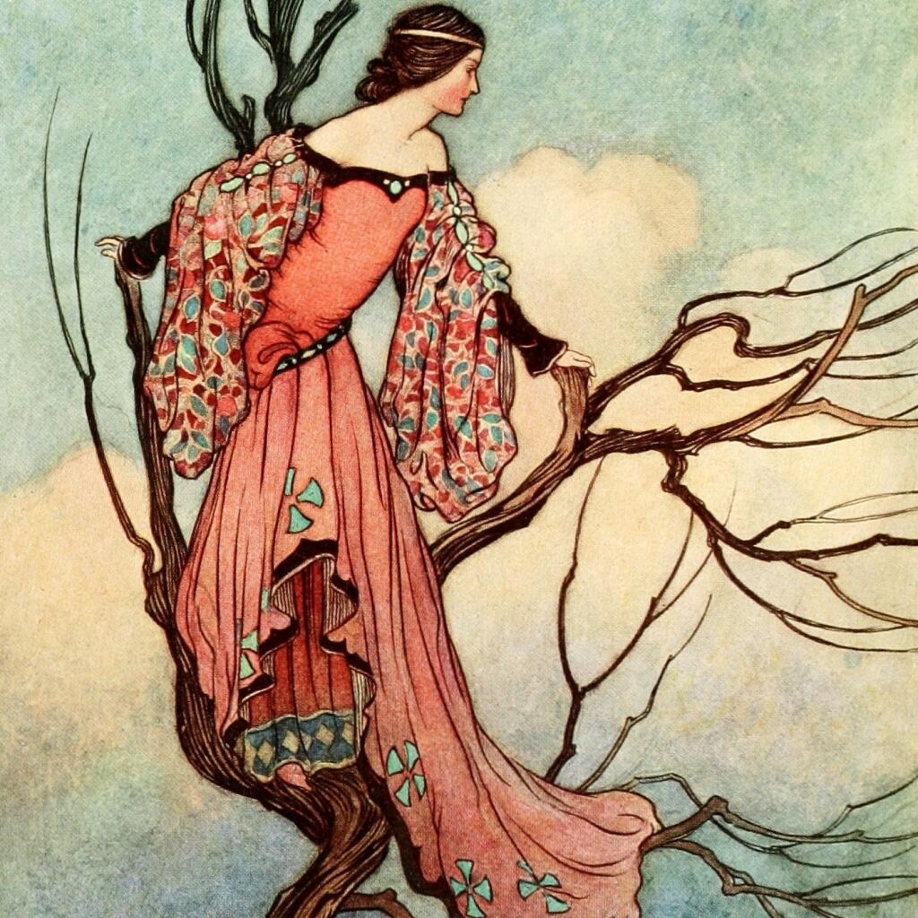 Tracer in the Art Style of Warwick Goble