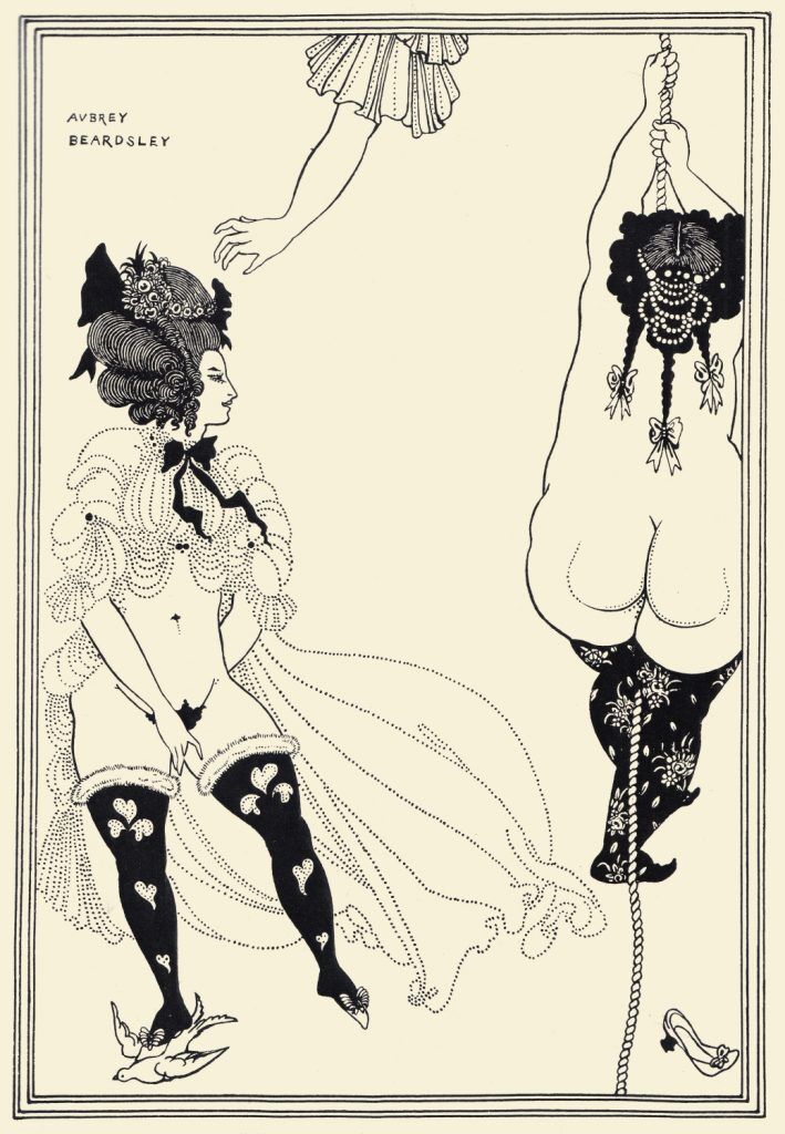 Beardsley, Aubrey (1872-1898) – Lysistrata 1896 – 2 Athenian Women