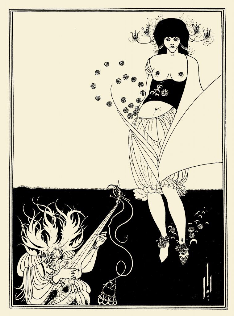 Beardsley, Aubrey (1872-1898) – Salomé 1894 – The Stomach Dance