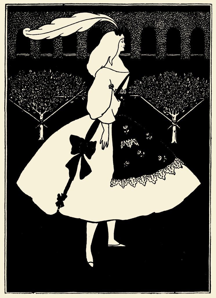 Beardsley, Aubrey (1872-1898) – Yellow Book 1894 Vol.2 – Slippers of Cinderella