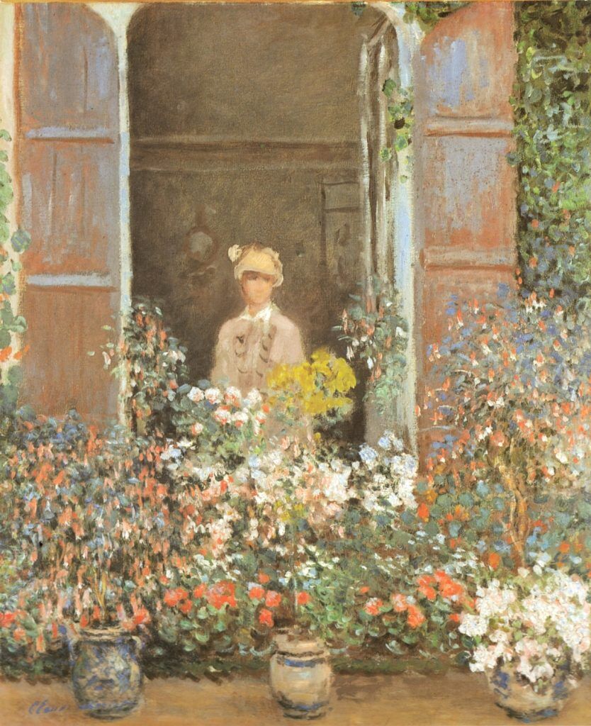 Monet, Claude (1840-1926) – Camille at window, Argenteuil 1873