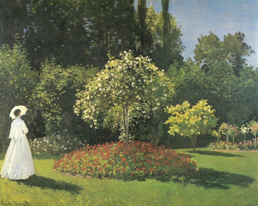 Monet, Claude (1840-1926) – Jeanne-Marguerite Lecadre in the Garden 1866