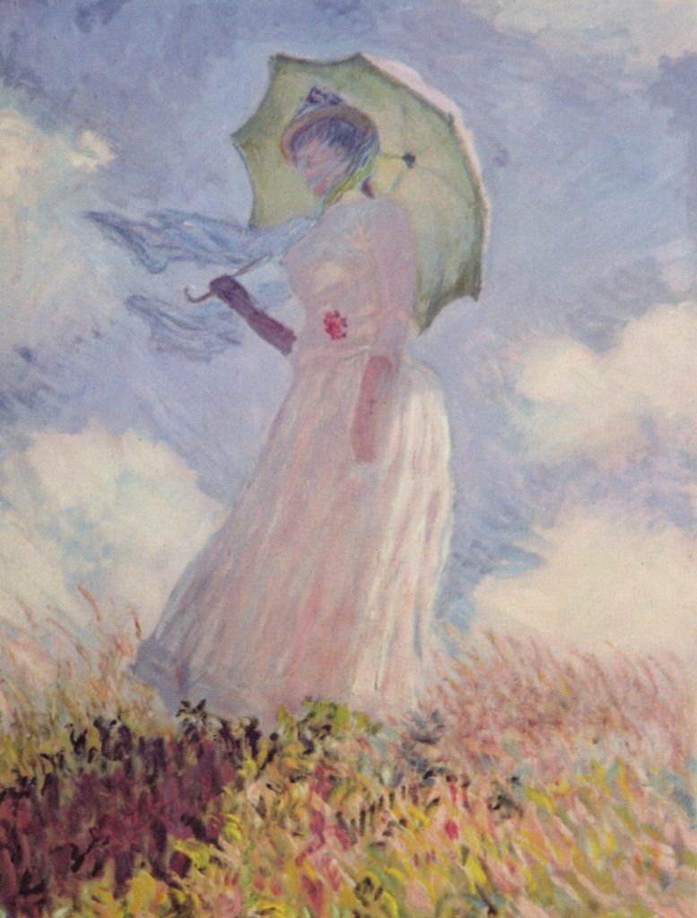 Monet, Claude (1840-1926) – Lady with parasol 1886