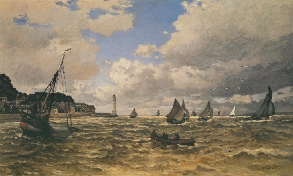 Monet, Claude (1840-1926) – Mouth of the Seine at Honfleur 1865