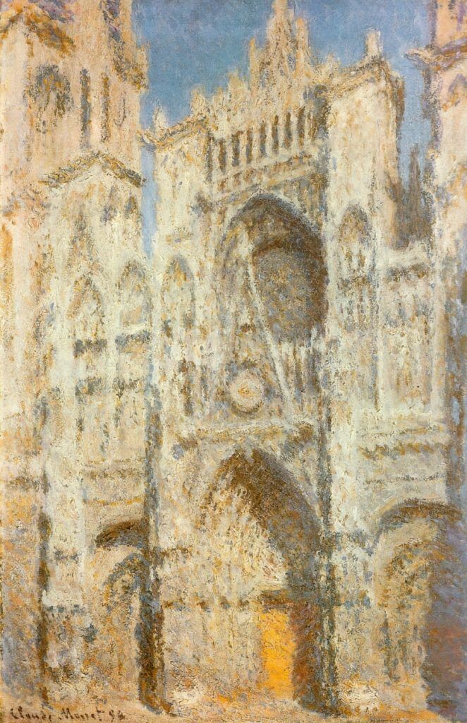 Monet, Claude (1840-1926) – Rouen Cathedral, sunlight 1894