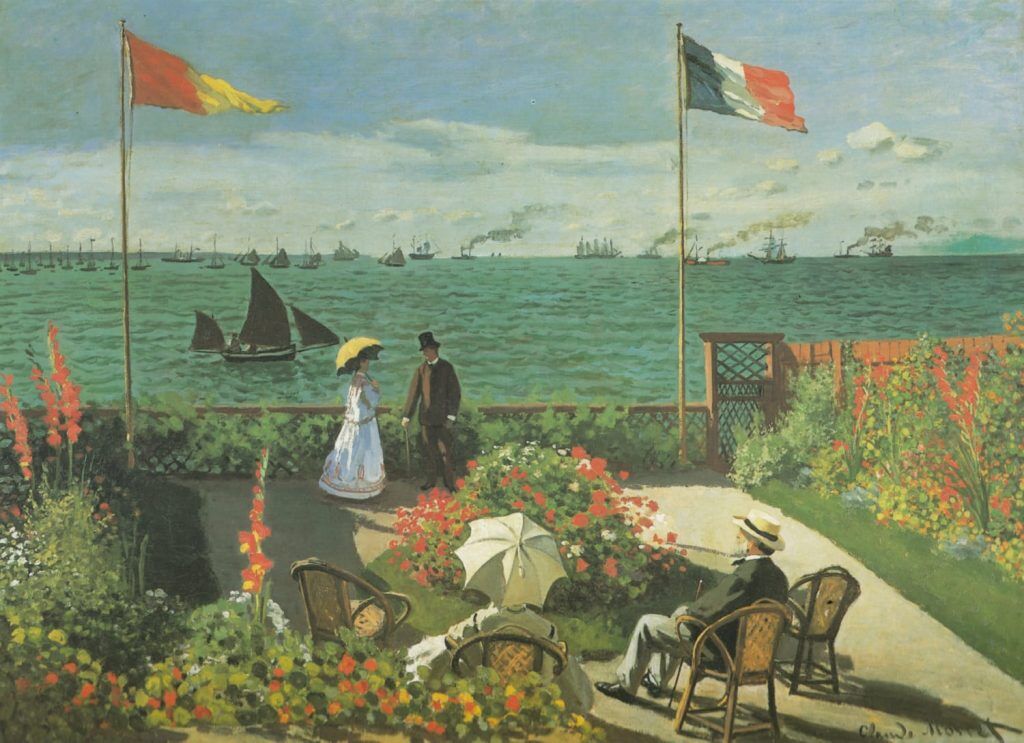 Monet, Claude (1840-1926) – Terrace at Sainte-Adresse 1867