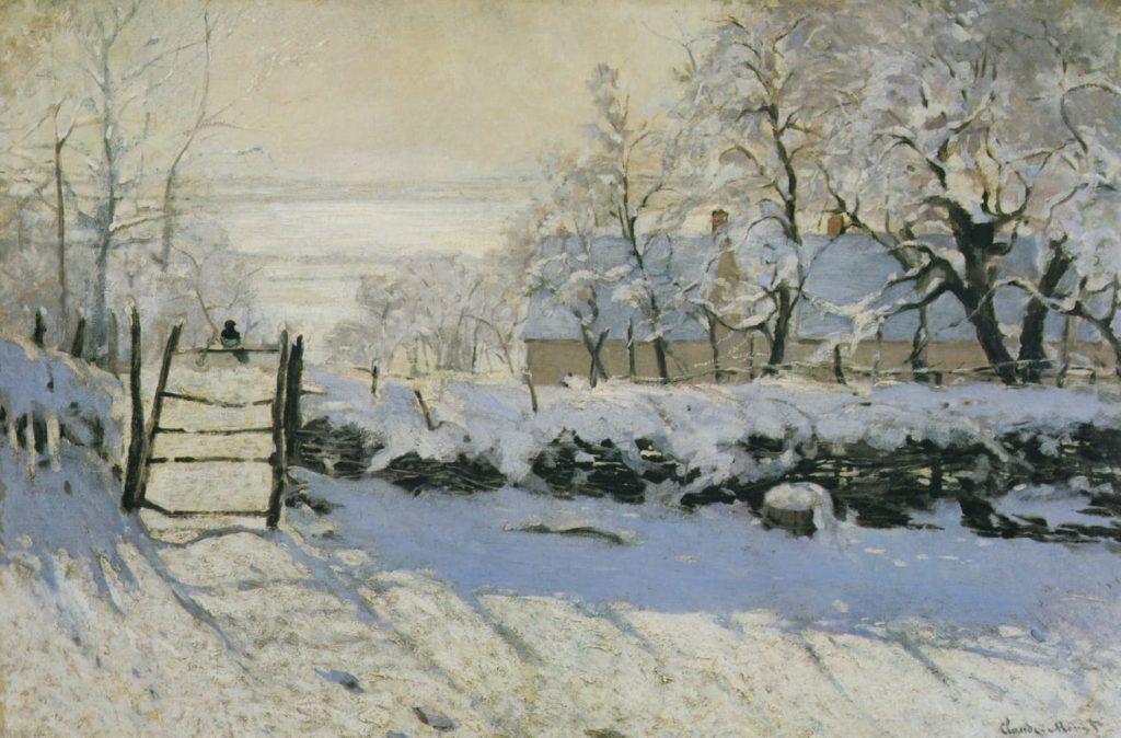 Monet, Claude (1840-1926) – The Magpie (in the snow) 1869