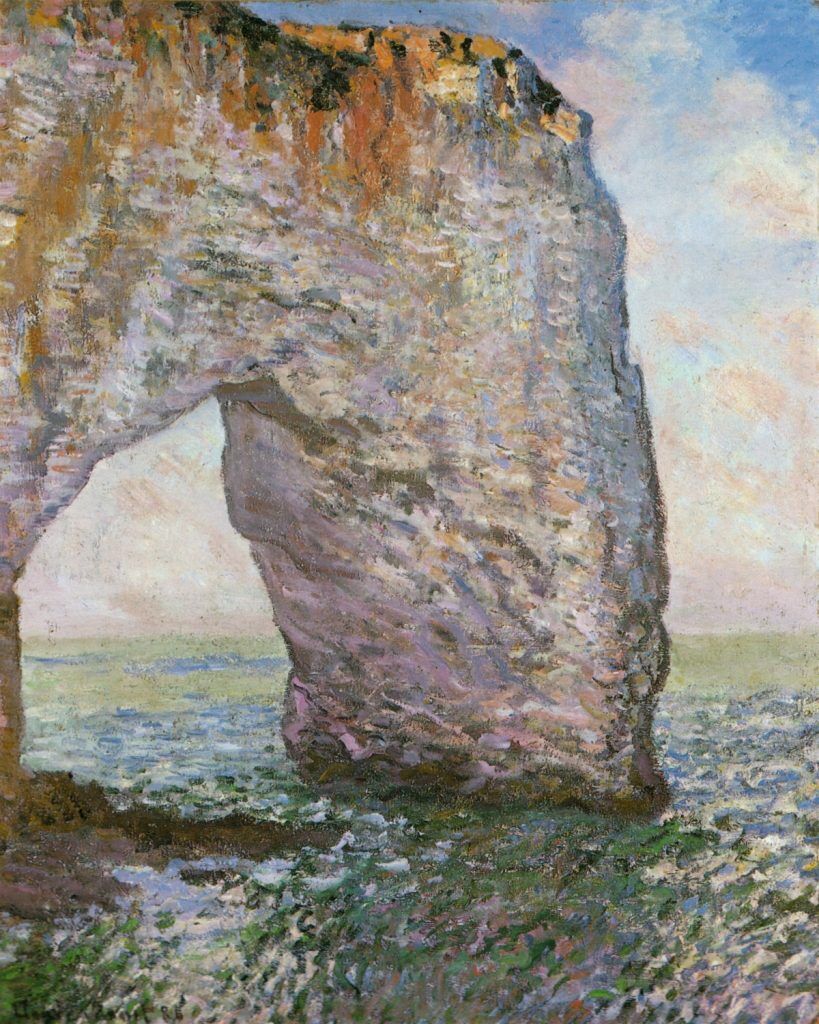 Monet, Claude (1840-1926) – The Manneporte, Etretat (portrait) 1883