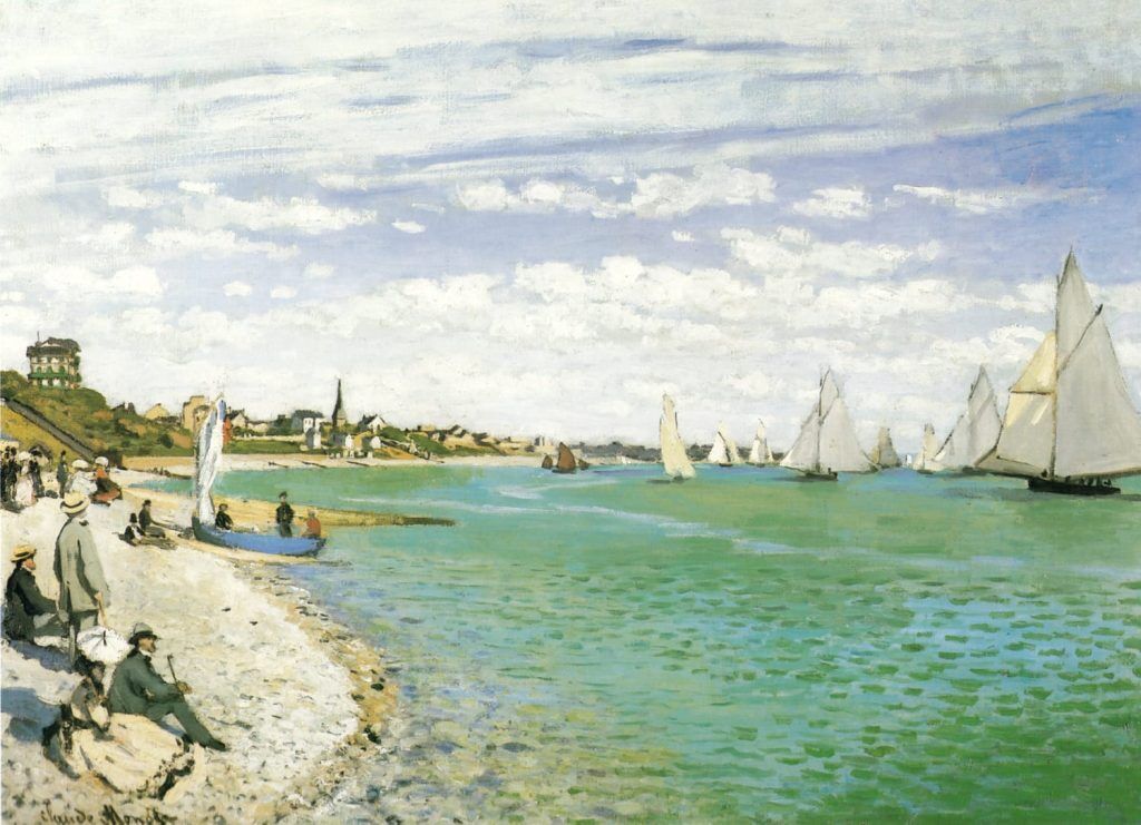 Monet, Claude (1840-1926) – The Regatta at Sainte-Adresse 1867