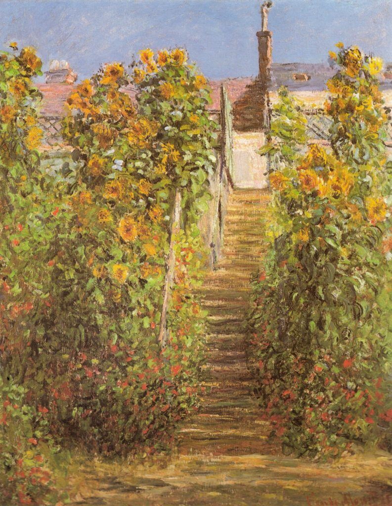 Monet, Claude (1840-1926) – The Steps at Vétheuil 1881