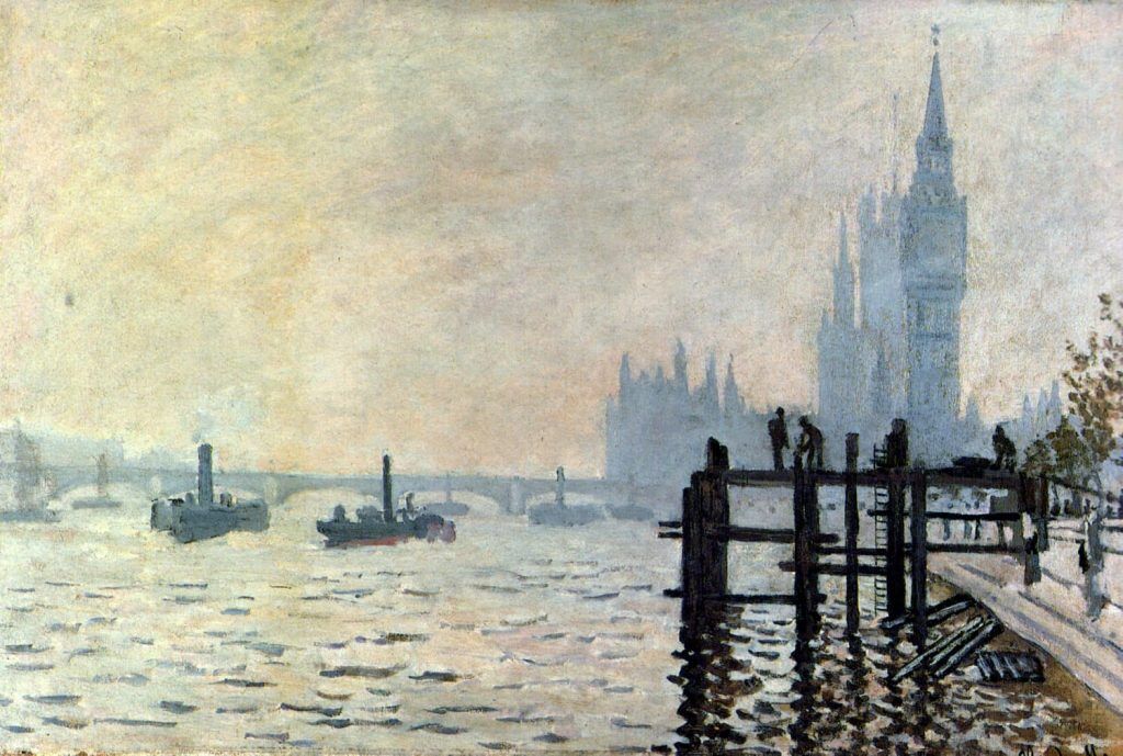 Monet, Claude (1840-1926) – The Thames below Westminster c.1871