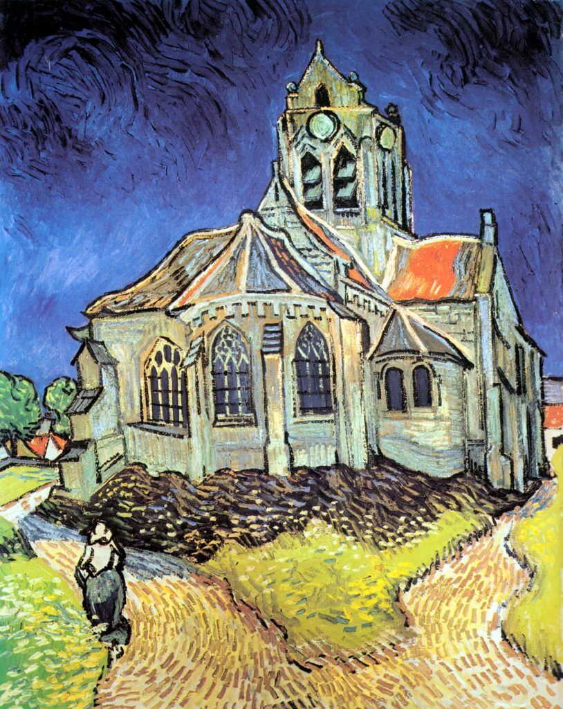 Van Gogh, V. (1853-1890) – Church at Auvers 1890