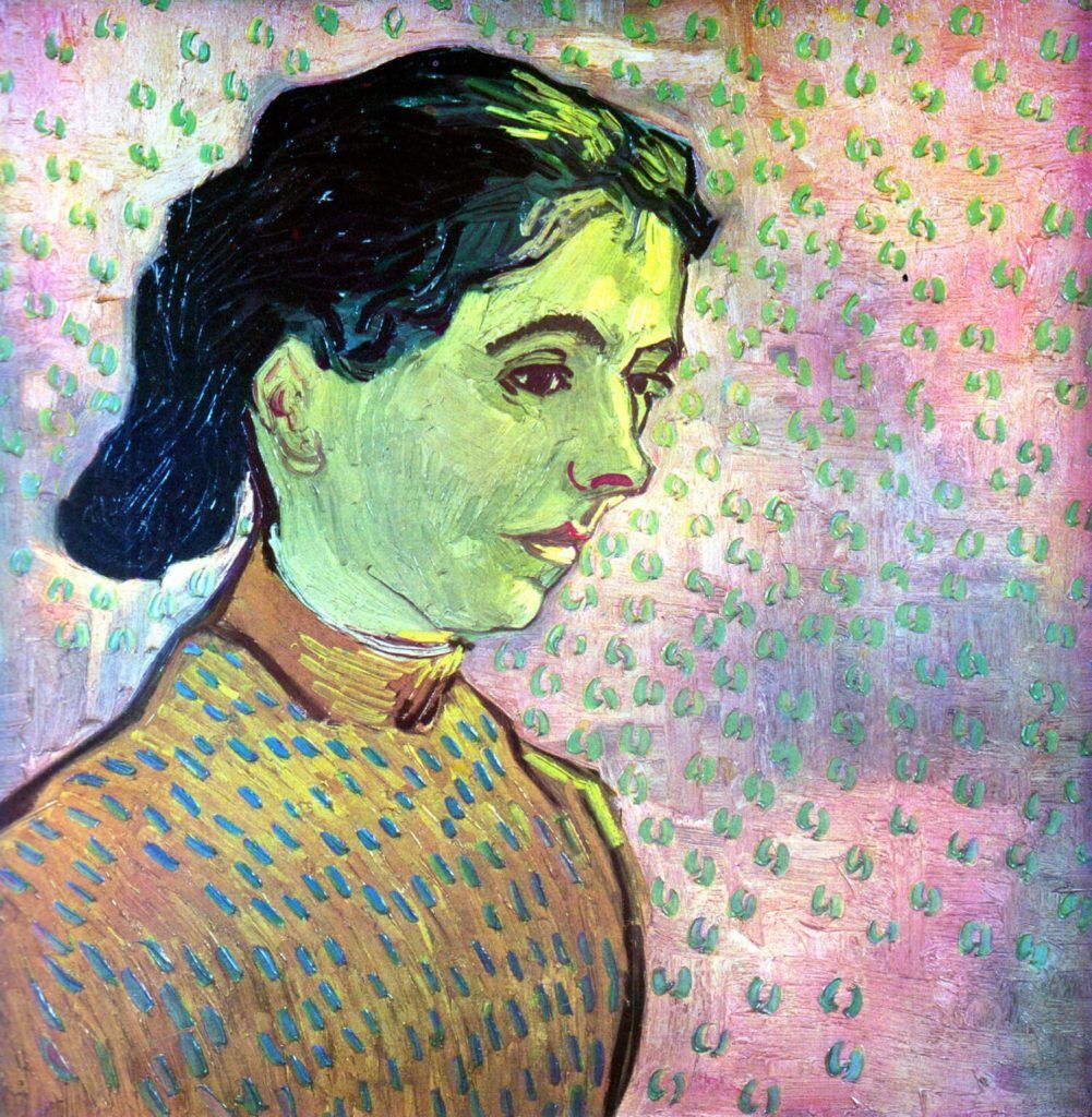 Van Gogh, V. (1853-1890) – Girl on pink background 1888