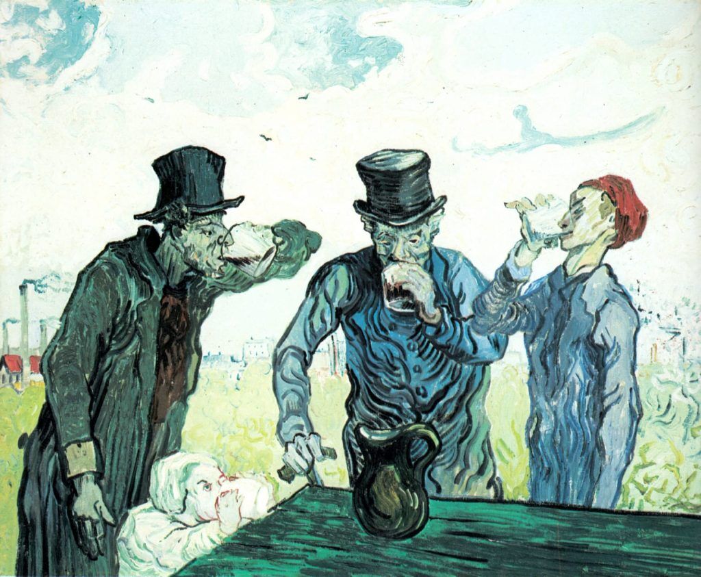 Van Gogh, V. (1853-1890) – Men drinking 1890