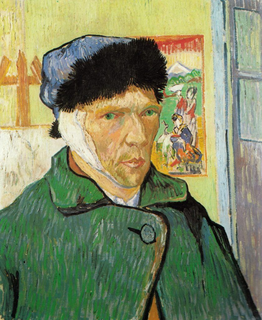 Van Gogh, V. (1853-1890) – Self-portrait with bandaged ear 1889