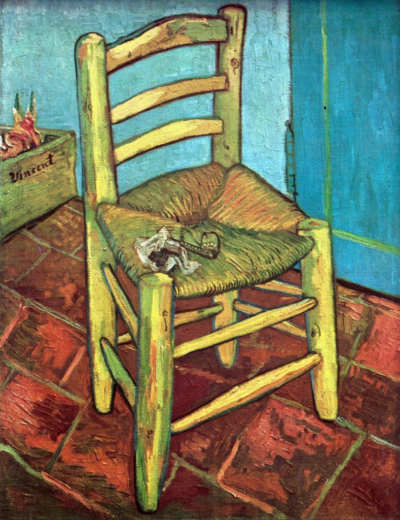 Van Gogh, V. (1853-1890) – The yellow chair with pipe 1888